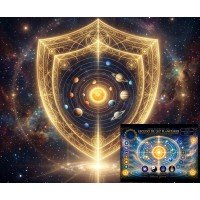 Curso de Mesa Radiónica del Escudo de Luz Planetario - Colección Escudos de Luz Cósmica - Mesa 5 de 6